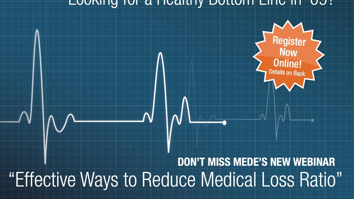 MedeAnalytics direct mail campaign design